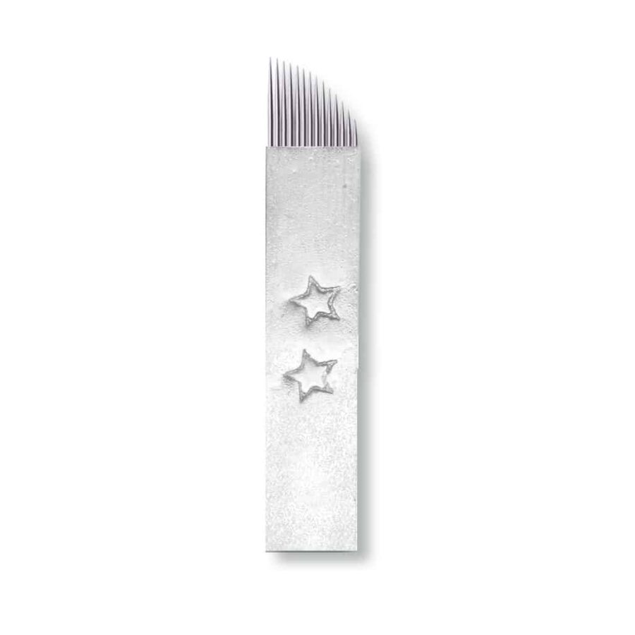 Double Star Silver 14CF Hard Pin Microblading Blades